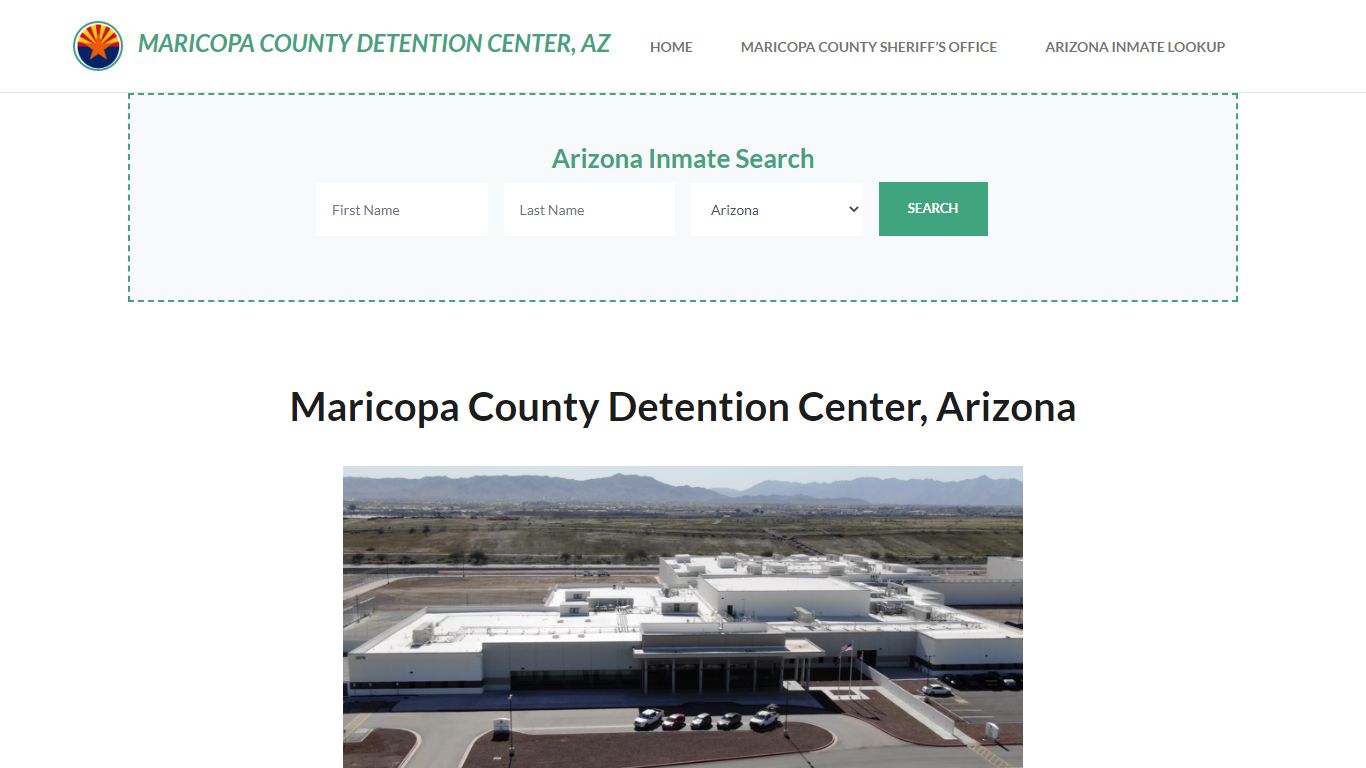 Maricopa County Detention Center, AZ Inmate Roster, Offender Search
